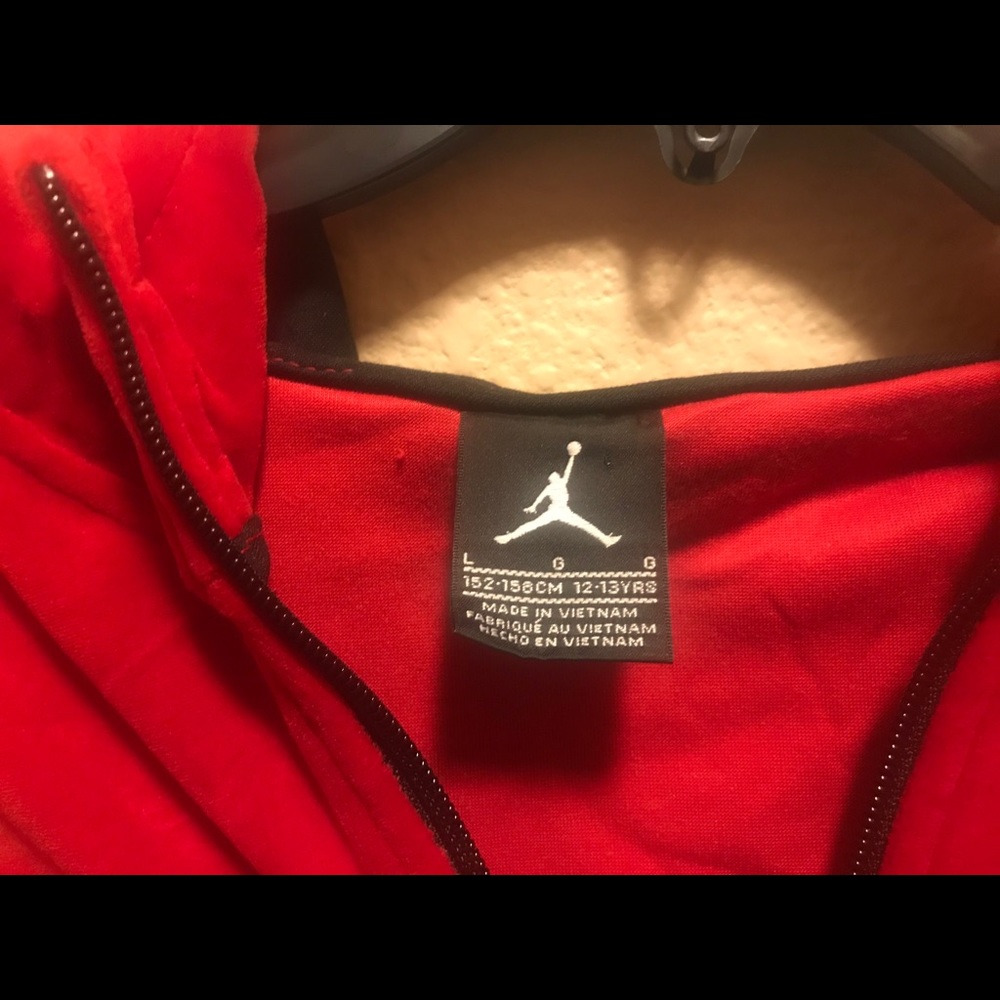 New Nike Air Jordan Full Zip Hoodie Youth Size L - Picture 7 of 7